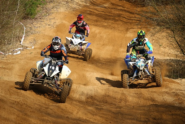 atv in the desert